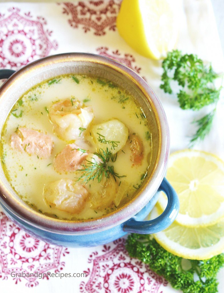 creamy fish soup